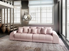 Canapea extensibilă dumonde cu 2 lăzi de depozitare si sezut confortabil din spuma high-density, Verona Enjoy Flamingo 310x100 cm