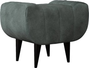 Taburet Tapitat Atlas, Menta, Stofa, 60 x 40 x 47 cm