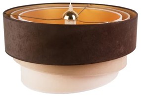 Lustră pe cablu Duolla DEVON 1xE27/40W/230V d. 45 cm maro/bej