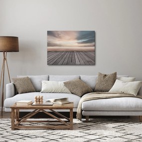 Tablou - Pier la apus de soare (70x50 cm)