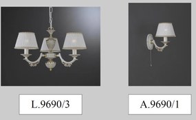 Veioza, Lampa de masa clasica design italian din alama 9690