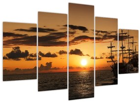 Tablou - Navă de pirați (150x105 cm)