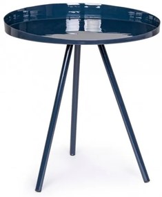Masuta de cafea albastra din metal, 46,5x46x50 cm, Anchita Bizzotto