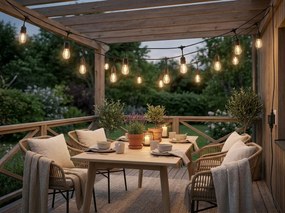 Ghirlanda luminoasa de gradina LED LUCENT, 15 m