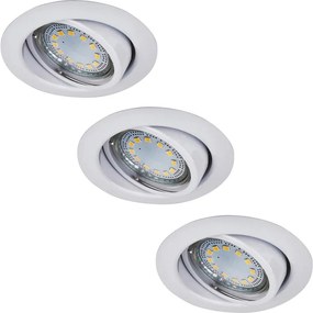 Rabalux 1049 - Set 3x spoturi încastrate LED LITE 3xGU10-LED/3W/230V