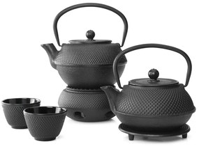 Suport din fontă pentru ceainic Bredemeijer Jing, ⌀ 13,4 cm, negru