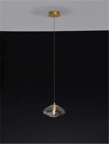 Pendul modern design decorativ KING auriu D-20cm