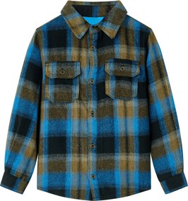 vidaXL Cămașă pentru copii cu guler întors, 92