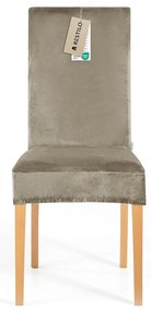 Restilo Husă pentru scaun Sento bej, 48 x 48 x 58+ 10 cm, set de 6 bucăți