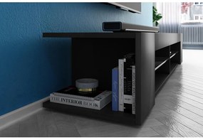 Masă TV Monty 180 (cu iluminat) (negru). 1098624