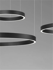 Lustra LED circulara cu 3 inele 80/60/40cm ELOWEN