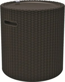 Keter măsuță de depozitare Cool Stool 39 l, maro