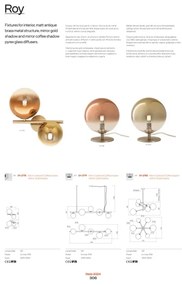 Lustră pe cablu Redo 01-2780 ROY 6xG9/10W/230V