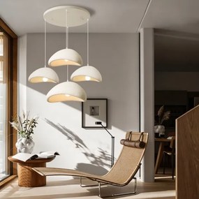 BRILAGI - Lustră pe cablu WABI SABI 4xE27/60W/230V albă