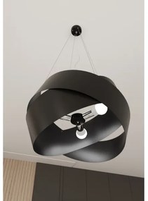 Lustră pe cablu VIENO 2xE27/15W/230V negru