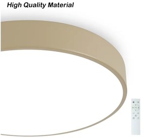 Brilagi - Lampă LED dimabilă POOL SMART, 48 W, 230 V, Ø 40 cm, Wi‑Fi Tuya, bej, cu telecomandă