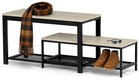 Set suport pantofi 2 buc, stejar Sonoma