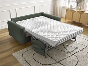 Canapea verde pentru dormitul zilnic/extensibilă 200 cm Cocoone – Bobochic Paris