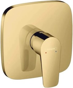 Baterie dus incastrata Hansgrohe Talis E monocomanda auriu lucios