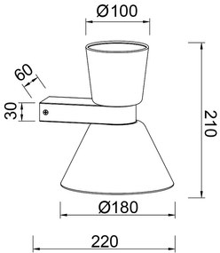 Aplica de perete LED design modern NEW YORK II