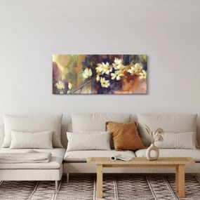 Tablou - Magnolii albe, pictură (120x50 cm)