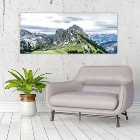 Tablou - Crestele munților (120x50 cm)