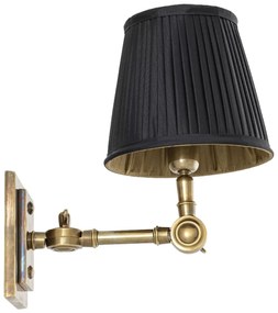 Aplica de perete up or down, alama vintage/ abajur negru, Wentworth