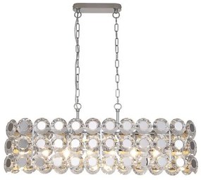 Lustra suspendata ovala design elegant Belle 8LT