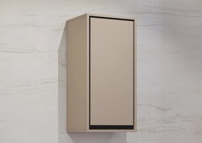 Dulap lemn masiv baie Irvella, 35 × 72 × 30 cm - Crem