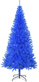 Brad de Craciun artificial cu suport, albastru, 240 cm, PVC 1, Albastru, 240 cm