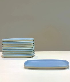 Platou Heritage Albastru Servire (Lungime 22,5cm, Latime 15,5cm)