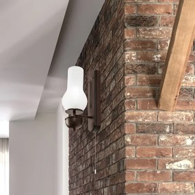 Aplică Brilagi COTTAGE 1xE14/40W/230V fag/alb