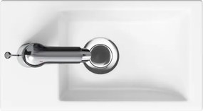 Lavoar încastrat COMO Cersanit K32-001-BOX, 22 x 40 cm, ceramică, alb lucios