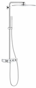 Coloana de dus crom cu baterie termostatata Grohe Euphoria Smartcontrol 310 Cube