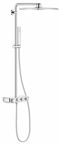 Coloana de dus crom cu baterie termostatata Grohe Euphoria Smartcontrol 310 Cube
