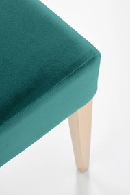 Scaun Clarion verde/stejar miere Monolith 37