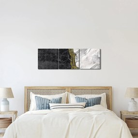 Tablou - Marmură (cu ceas) (90x30 cm)