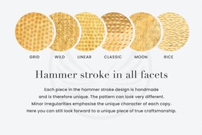 Masuta de cafea, Metal Auriu, lucrata manual, UNIT 70cm A-42732 VC