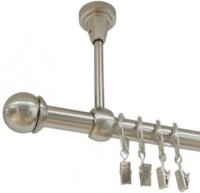 Galerie simpla prindere tavan todi max 19 mm inox (Alege marime: 240 cm)