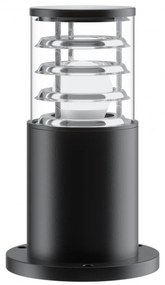 Stalp mic de exterior cu protectie IP54, Bronx negru