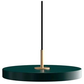 Lustră verde-închis LED cu abajur din metal ø 31 cm Asteria Mini – UMAGE