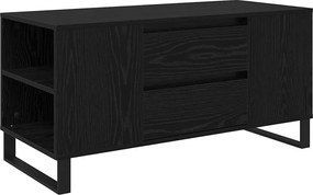 vidaXL Masă de cafea Stejar Negru 102 x 44,5 x 50 cm Lemn compozit