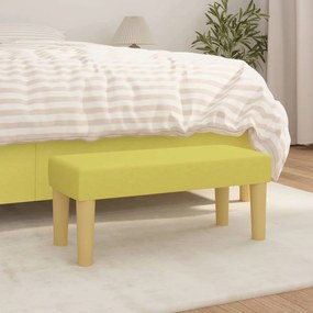 346631 vidaXL Bancă, verde, 70x30x30 cm, textil