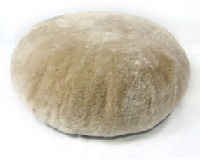 Taburete din blana de oaie Short Wool Round 60cm