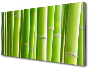 Tablou pe panza canvas Bamboo Tulpini Floral Verde