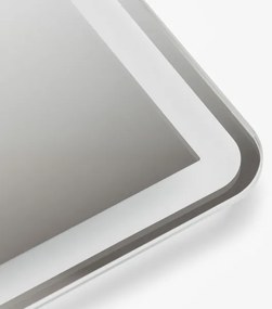 Brilagi - Oglindă de baie BELLA, LED reglabilă, cu iluminare integrată și funcție anti-aburire, LED/19W/230V 60x90 cm IP44