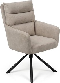 Set - 2 scaune de dining rotative AVENBERG TESSA bej