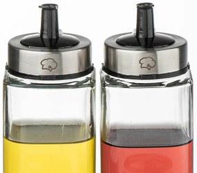 Luigi Ferrero Rome FR-7903R, 270 ml, 3 bucăți, Sticlă, Oțel inoxidabil, Transparent/inox