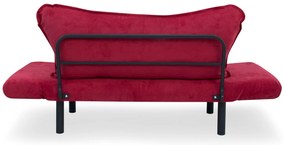 Canapea extensibilă două locuri Chatty (bordo). 1062613