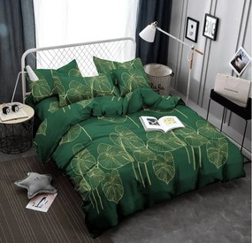 Lenjerie de pat din microfibra VENECIA verde Dimensiune lenjerie de pat: 2 buc 70 x 90 cm | 200 x 220 cm